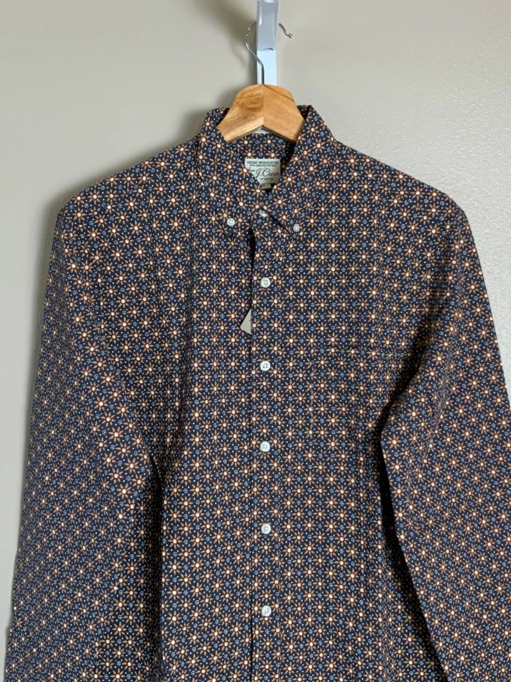 J. Crew Slim Stretch Secret Wash Cotton Poplin Button Down Shirt